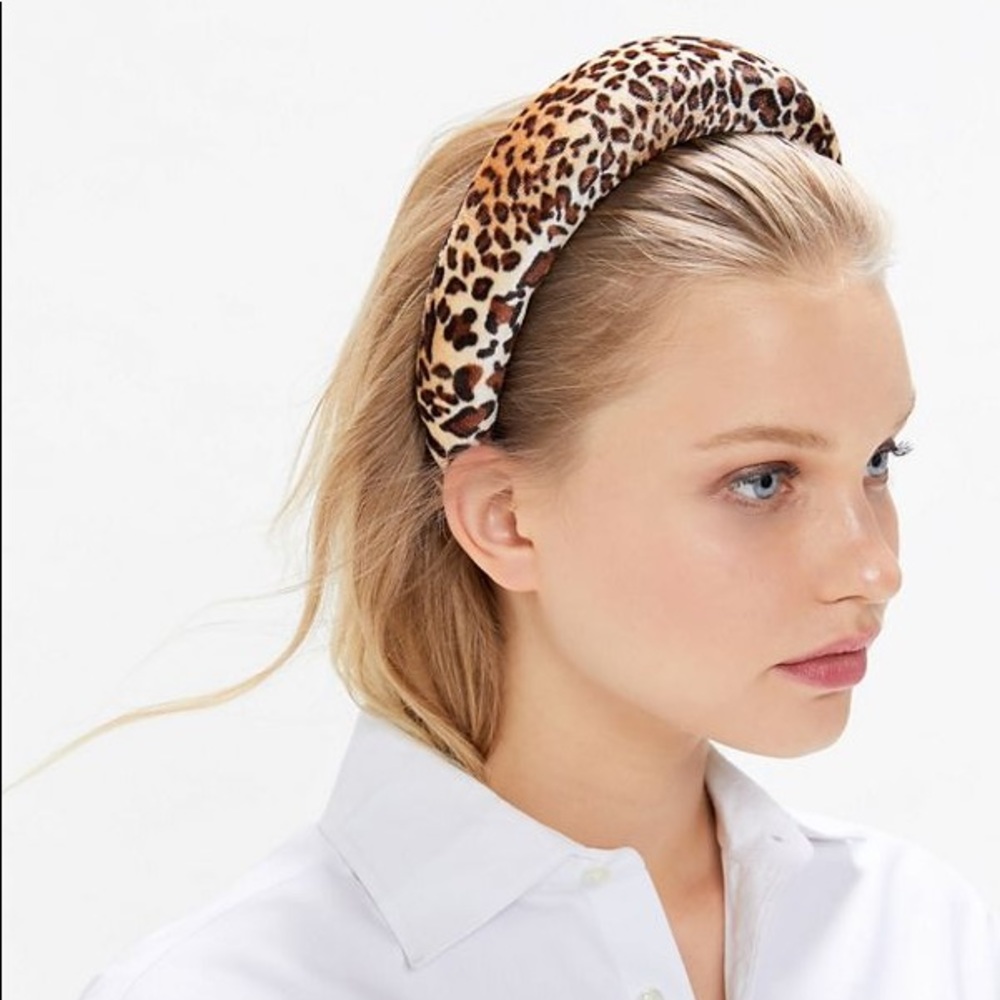 Leopard padded headband